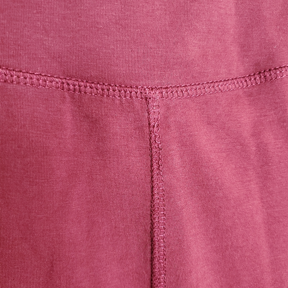 Anthropologie - Saturday Sunday Leggings Maroon Women's Size Small Red Pockets - Picture 12 of 16